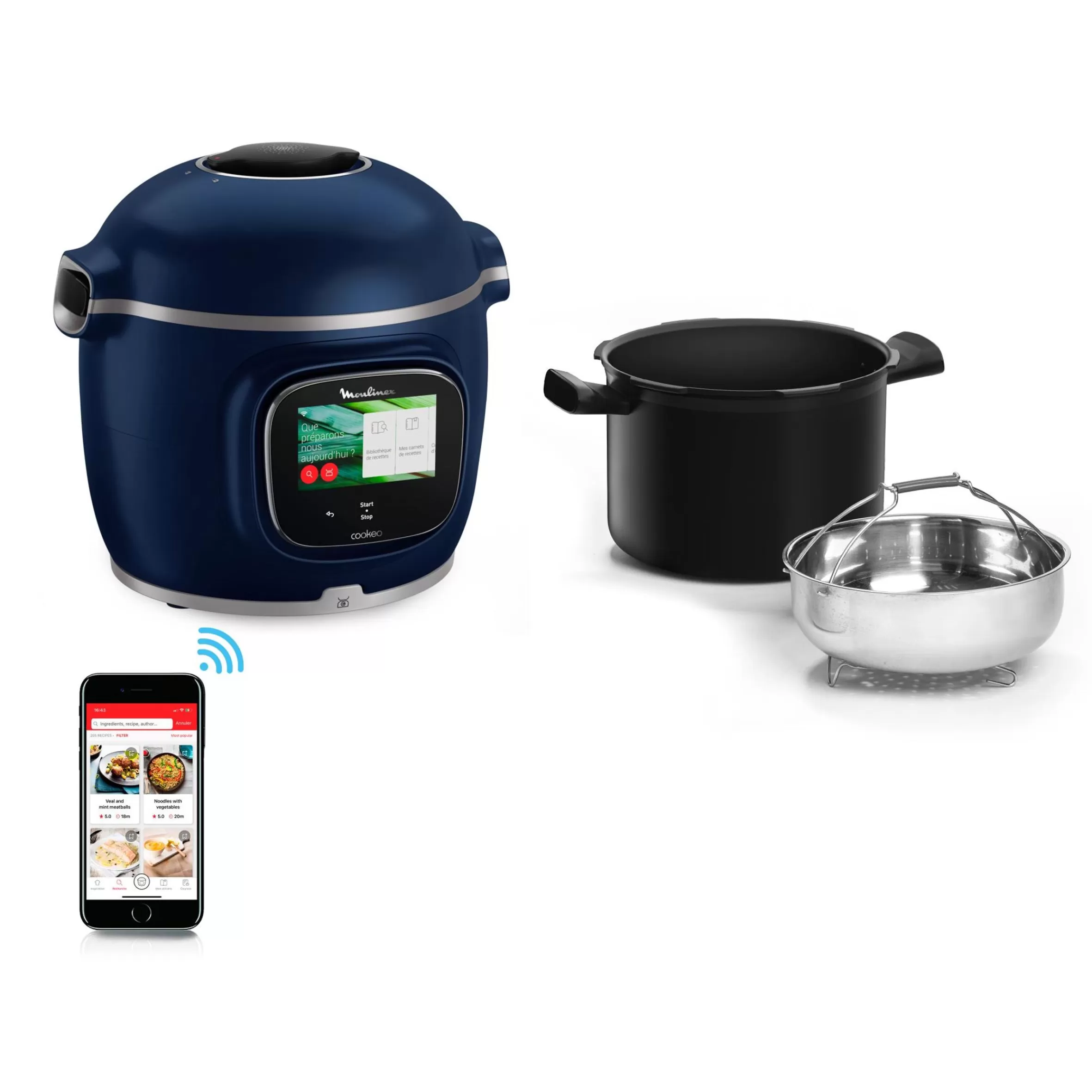 Cookeo Touch Pro Avec Balance Integree-Moulinex Cheap