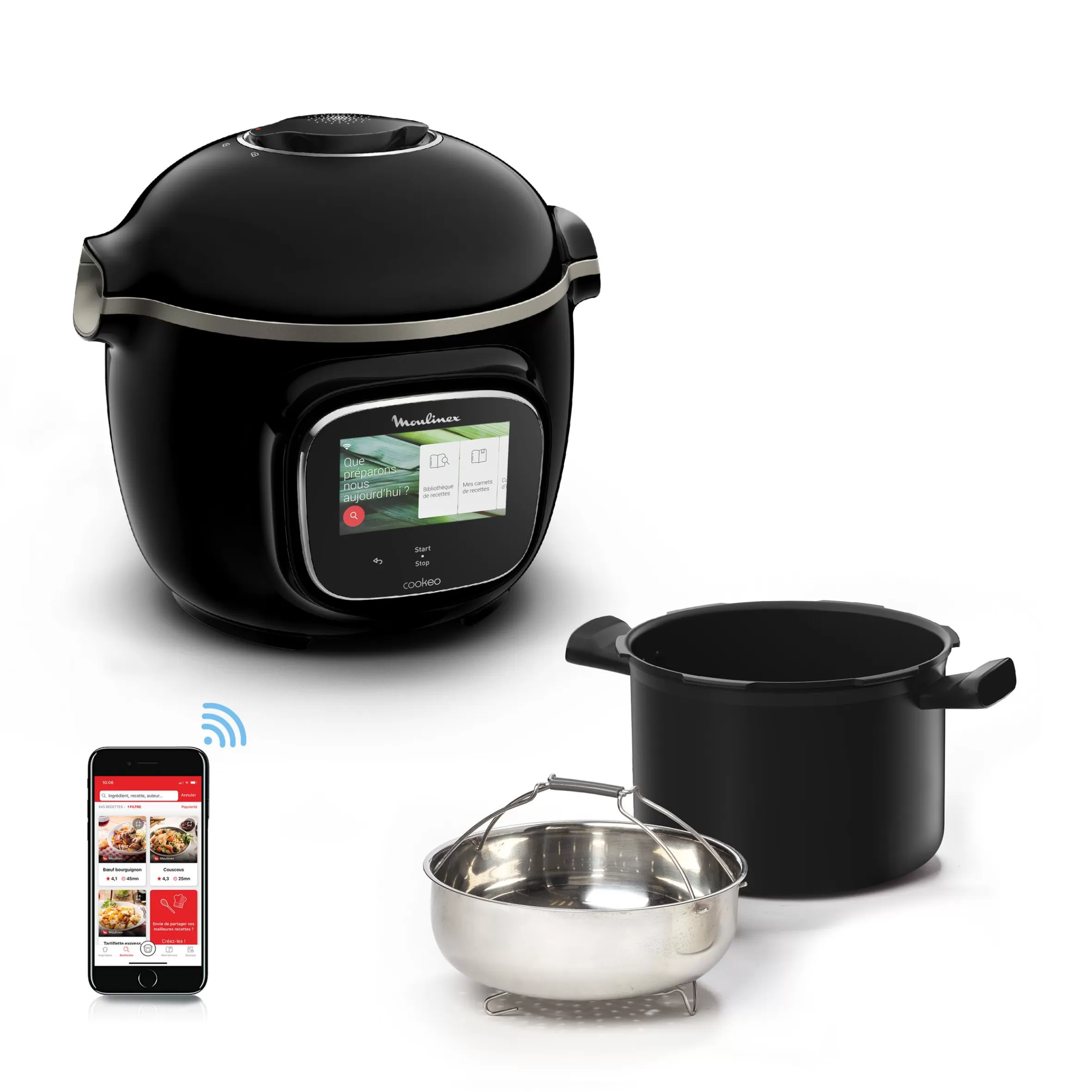 Cookeo Touch Wifi Noir-Moulinex Fashion