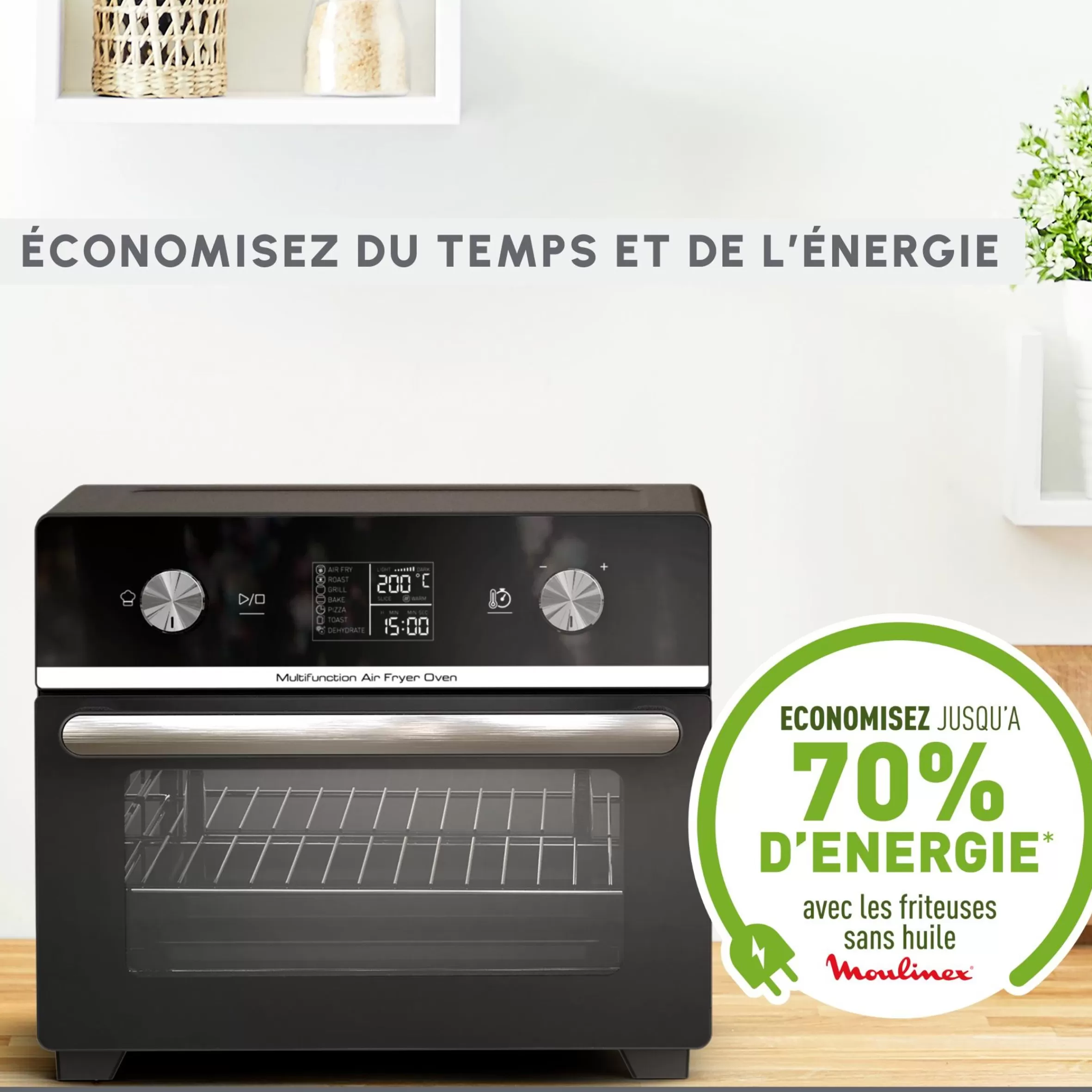 Easy Fry, Friteuse A Air, 20 L, Air Fryer, 10 Programmes-Moulinex Best