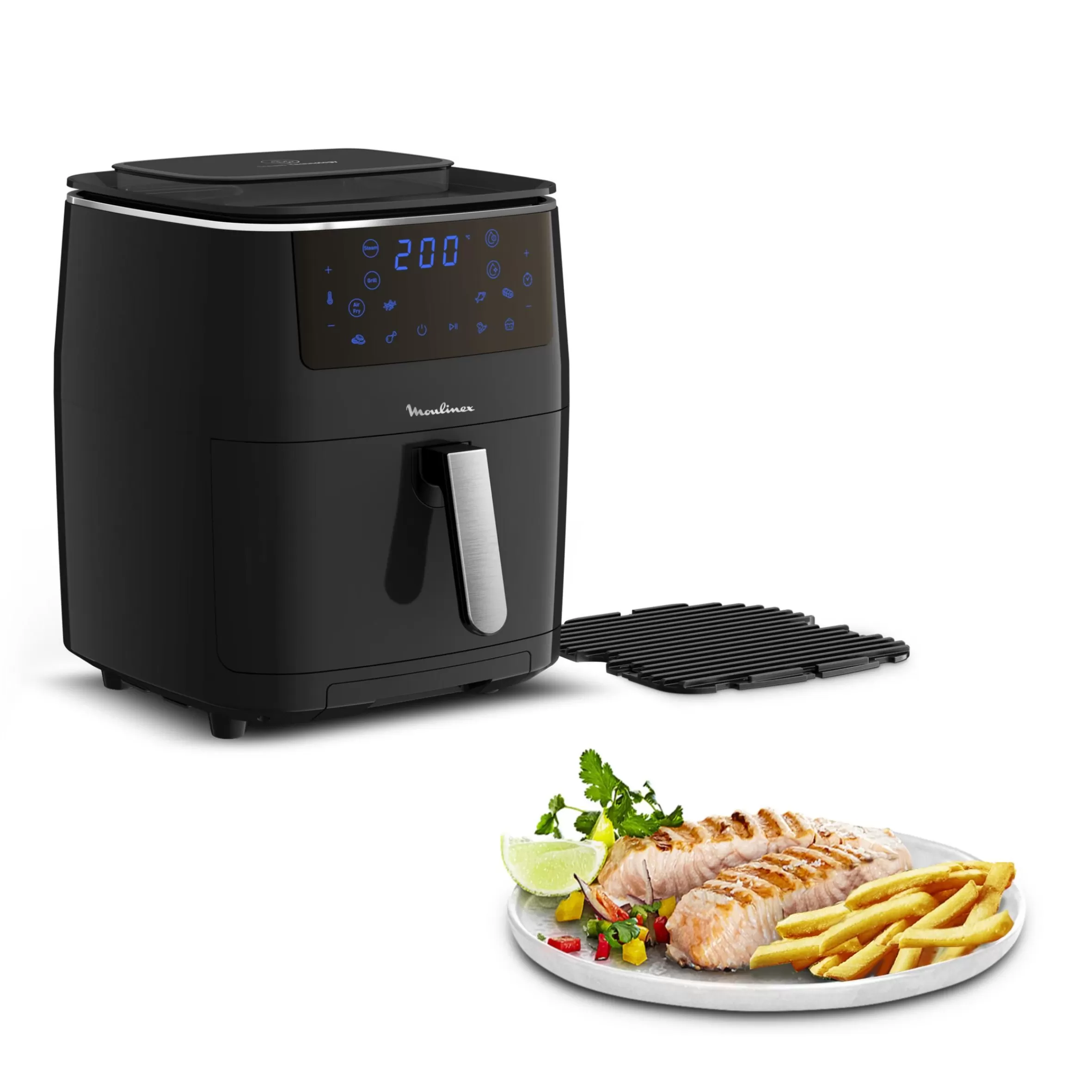 Friteuse A Air Easy Fry Grill & Steam-Moulinex Discount